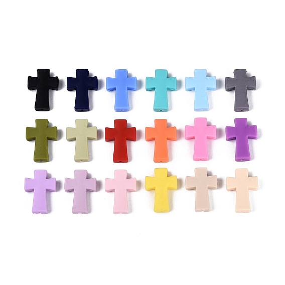 Silicone Beads, Cross