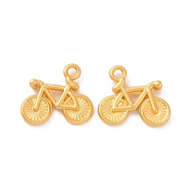 Rack Plating Alloy Pendants, Bicycle Charms