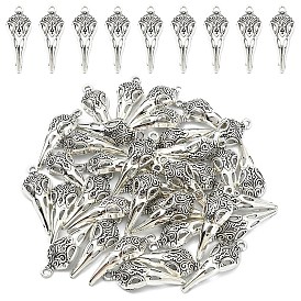 50шт. подвески из сплава в готическом стиле в тибетском стиле, голова птицы