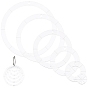 7Pcs 7 Styles Acrylic Quilting Template, Cutting Guide, Sewing Tools, Clear