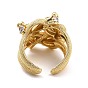 Кольцо-манжета из прозрачного кубического циркония со змеей для женщин, массивное открытое кольцо для женщин, без кадмия, без никеля и без свинца