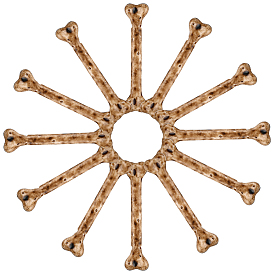 20шт. декоративная фигурка из смоляных костей, Хэллоуин украшения