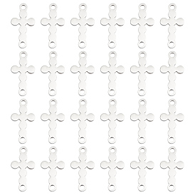 24шт 201 подвески из нержавеющей стали, лазерная резка, религиозные перекрестные ссылки