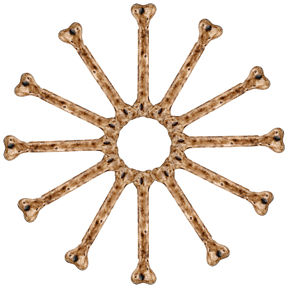 20шт. декоративная фигурка из смоляных костей, Хэллоуин украшения