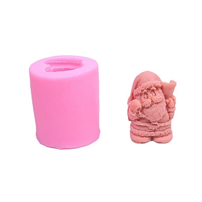 Santa Claus DIY Silicone Molds, Fondant Molds, For DIY Cake Decoration, Chocolate, Candy, UV Resin & Epoxy Resin Jewelry Making, Santa Claus