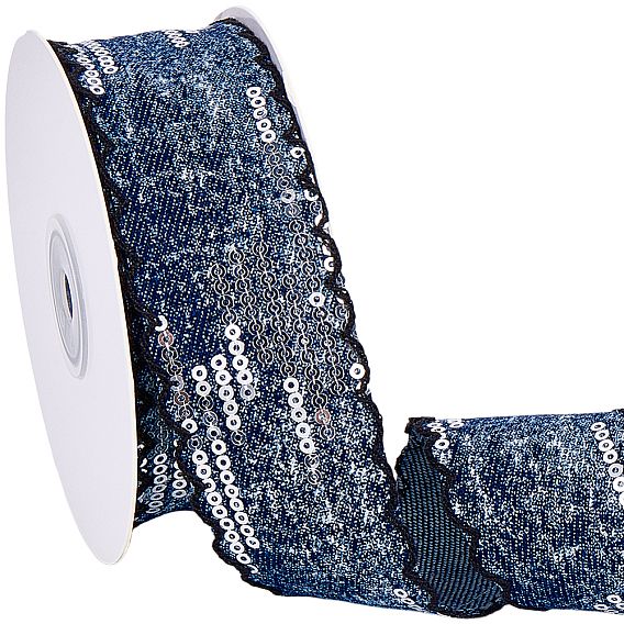 Полиэфирная лента, с блестка, аксессуары для одежды