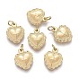Revestimiento iónico (ip) 316 amuletos quirúrgicos de acero inoxidable, encantos del corazón crosslet, con anillo de salto, corazón con la cruz