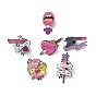 Word Enamel Pin, Electrophoresis Black Plated Alloy Feminism Theme Brooch for Backpack Clothes