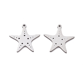 201 прелести нержавеющей стали, лазерная резка, звезда очарование, анти-тускнение