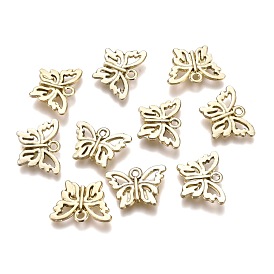 Nickel Free & Lead Free Alloy Butterfly Charms, Long-Lasting Plated