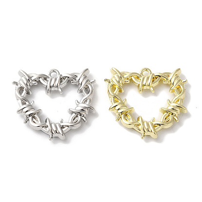 Стойки обшивки сплава большие кулоны, без кадмия, без никеля и без свинца, сердце прелести