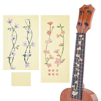 2 листы 2 стили цветочные самоклеящиеся ПВХ наклейки, Украшение дневника для фотоальбома своими руками