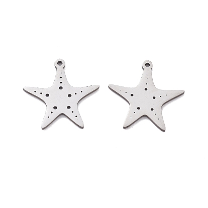201 прелести нержавеющей стали, лазерная резка, звезда очарование, анти-тускнение