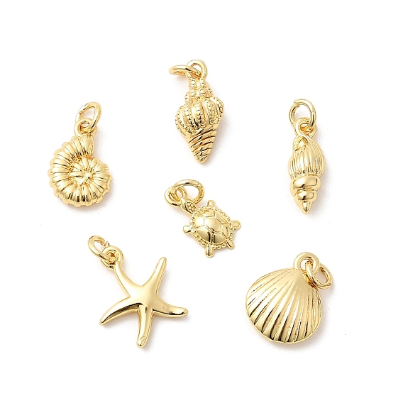 Латунь прелести, долговечный, стойки покрытие, реальный 18 k позолоченный, с прыжковых колец