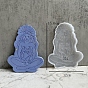 Cup Mat Food Grade Silicone Molds, Resin Casting Coaster Molds, For UV Resin, Epoxy Resin Craft Making, Mother Earth