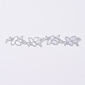 Carbon Steel Cutting Dies Stencils, for DIY Scrapbooking/Photo Album, Decorative Embossing DIY Paper Card, Leafy Branches