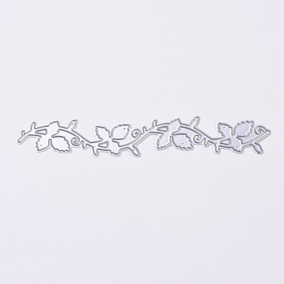 Carbon Steel Cutting Dies Stencils, for DIY Scrapbooking/Photo Album, Decorative Embossing DIY Paper Card, Leafy Branches