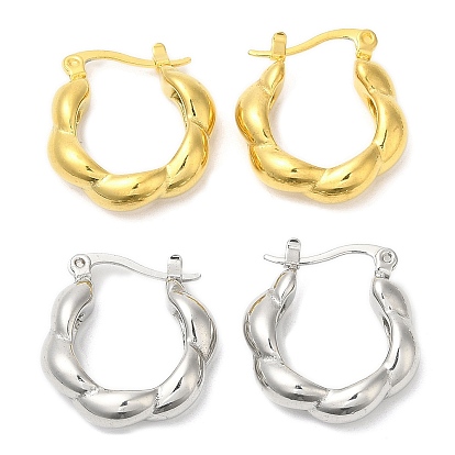 304 из нержавеющей стали крутить обруч серьги