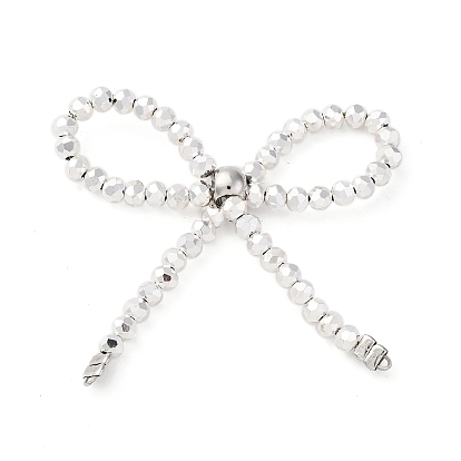 Ссылки на компоненты люстры-банта из сплава и гальванического стекла