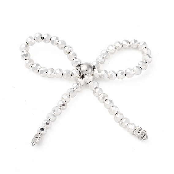 Ссылки на компоненты люстры-банта из сплава и гальванического стекла