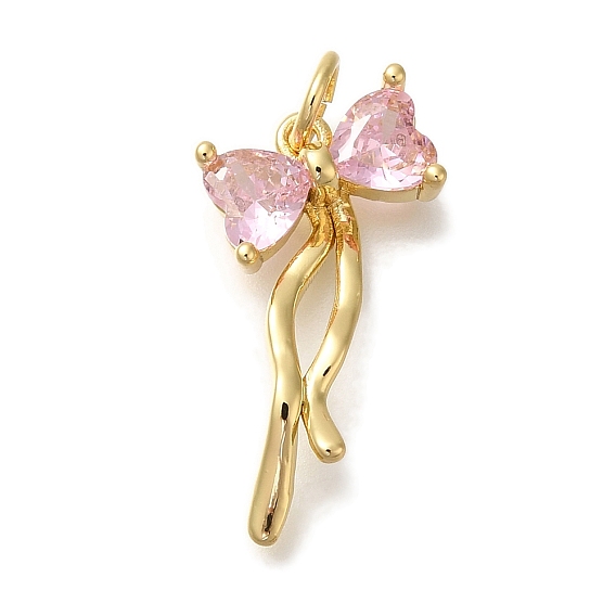 Стойка металлическая латунная микропрофилированная кубическая циркония подвески, без кадмия и без свинца, долговечный, бантом