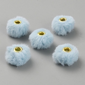 Имитация кроличьей шерсти европейские бусины, рондель