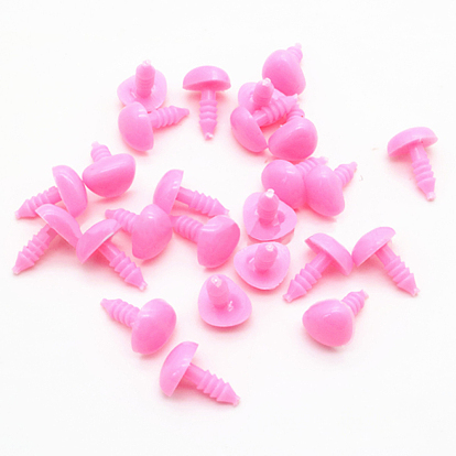 Triangle Plastic Craft Safety Screw Noses, with Shim, Doll Making Supplies