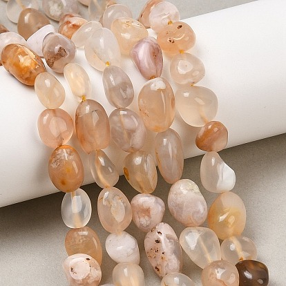 Натуральные вишневые агатовые бусины, самородки, упавший камень