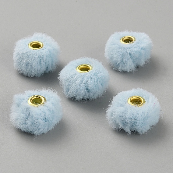 Имитация кроличьей шерсти европейские бусины, рондель