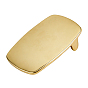Boucles de ceinture en laiton, ovale