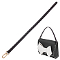 Sangles de sac en cuir, fermoirs alliage pivotantes