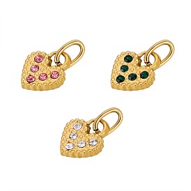 День святого Валентина 304 подвески из нержавеющей стали, сердце прелести, ионное покрытие (ip)