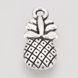 Tibetan Style Alloy Pendants, Pineapple, Cadmium Free & Lead Free