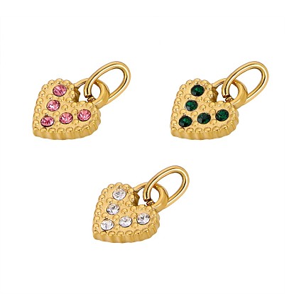 День святого Валентина 304 подвески из нержавеющей стали, сердце прелести, ионное покрытие (ip)