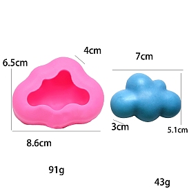 Food Grade Silicone Candle Molds, For Candle Making, Cloud