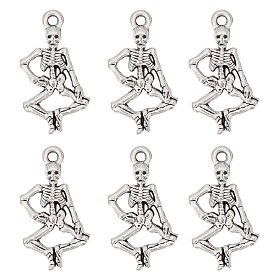 100 шт. Подвески из сплава в тибетском стиле, без свинца и без кадмия, скелет