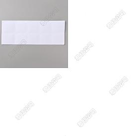 50 Stück PE-Ketten-Klebebeutel, durchsichtige Schmuckbeutel für Halskettenketten für Displaykarten, Rechteck