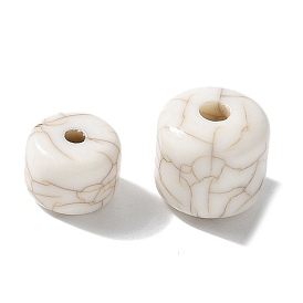 Акриловые бусины, имитация бирюзовый бисер, cloumn