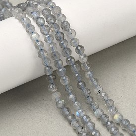 Природные лабрадорита бисер нитей, круглые, граненые