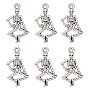 100 шт. Подвески из сплава в тибетском стиле, без свинца и без кадмия, скелет