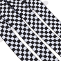4.3M Polyester Elastic Ribbon, Tartan Pattern, for DIY Clothing Accessories Decorations