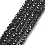 Electroplate Glass Beads Strands, Full Plated, Faceted, Abacus