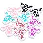 10Pcs 5 Colors Silicone Beads, Cow Head
