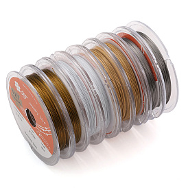 50м мягкая нержавеющая проволока, с катушкой, круглые