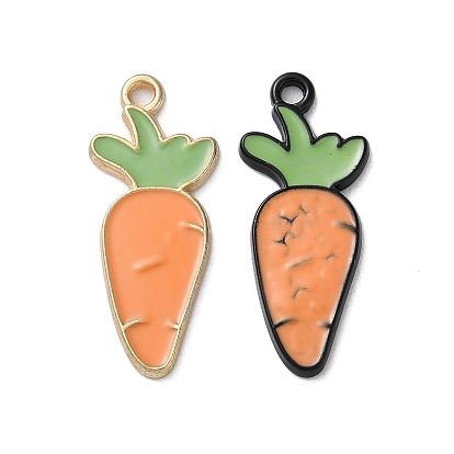 Подвески из эмали и сплава, без кадмия, без никеля и без свинца, морковное очарование