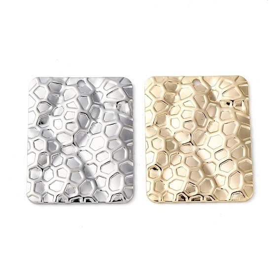 Латунные подвески, без кадмия, без никеля и без свинца, прямоугольные