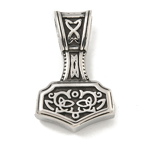 316 хирургические подвески из нержавеющей стали, Молот Тора викинга с подвеской Конт