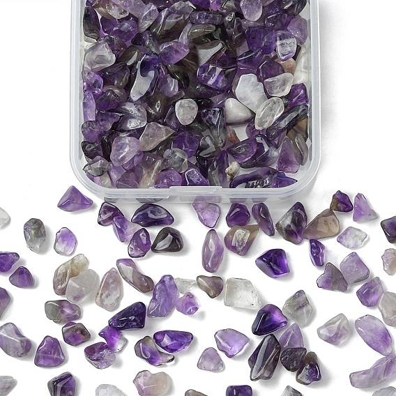 50g бусины из натурального аметиста, нет отверстий / незавершенного