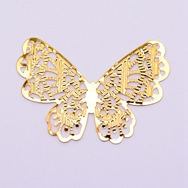 Maillons de fer en filigrane, papillon