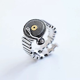 Brass Cuff Open Rings, Disc